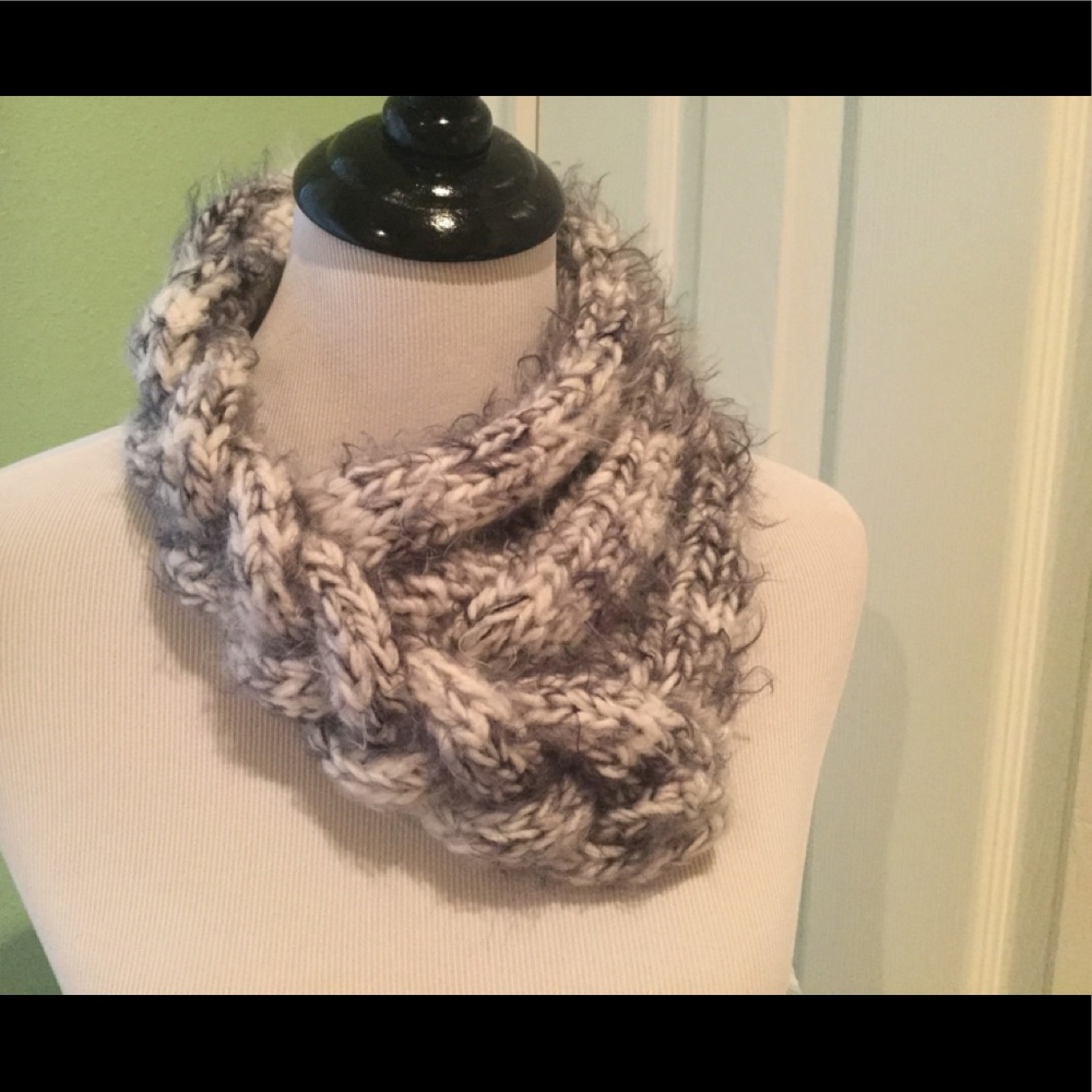 HAND MADE Knitted Infinity Scarf